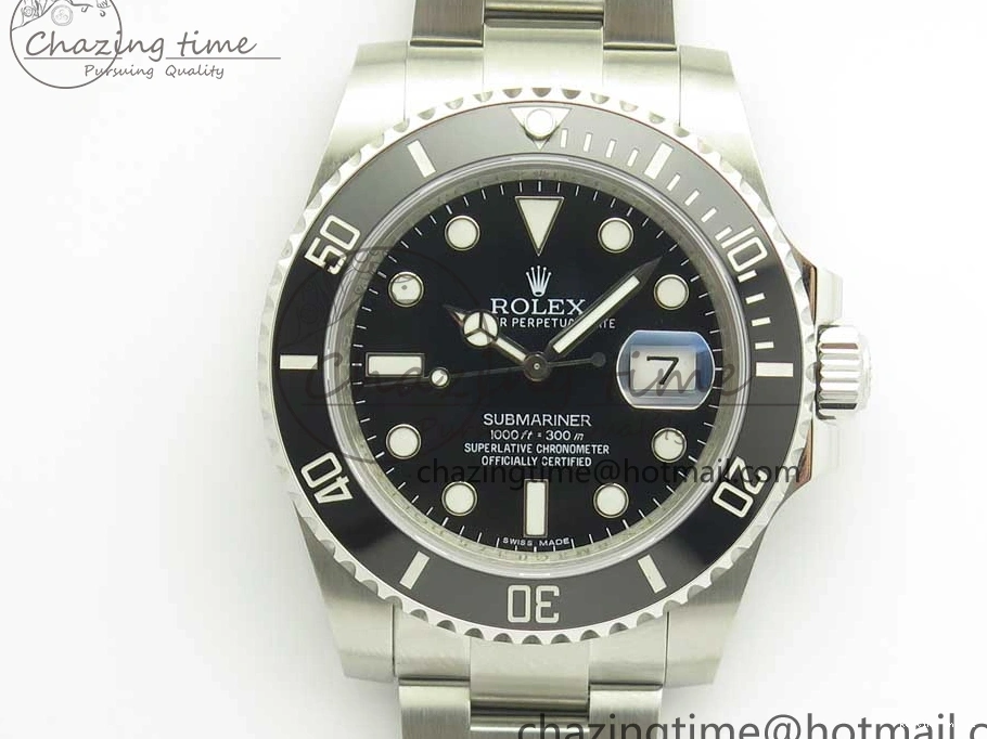 1228 Submariner 116610 LN Black Ceramic VRF 904L 1:1 Best Edition on SS Bracelet VR Cozy 3340